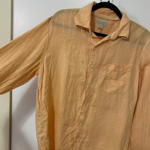 Banana Republic Linen button up - Picture 3 of 8
